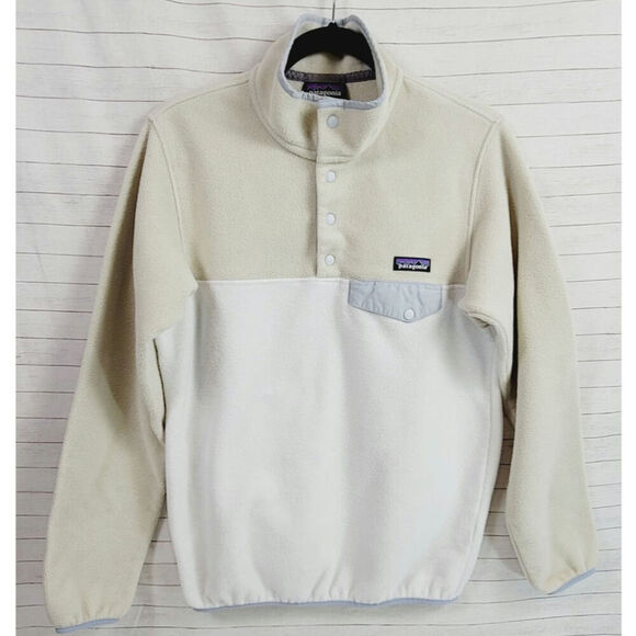 Patagonia Jackets & Blazers - Patagonia  Lightweight Synchilla Snap-T Pullover Colorblock Fleece, sz Medium